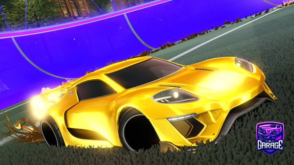 A Rocket League car design from SpaceDripSea69