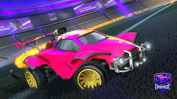 A Rocket League car design from mchxl