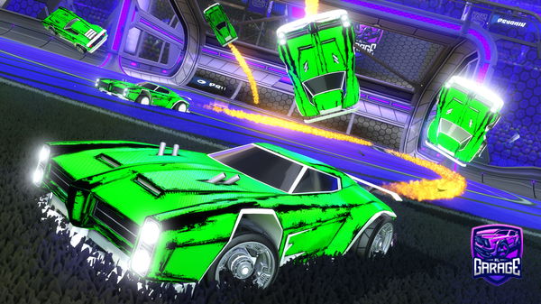 A Rocket League car design from BL19KEH