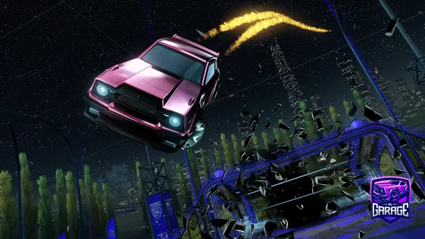 A Rocket League car design from Bronzinni007