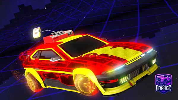 A Rocket League car design from irosario78