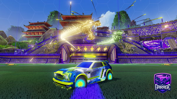 A Rocket League car design from Rezzzzzz1
