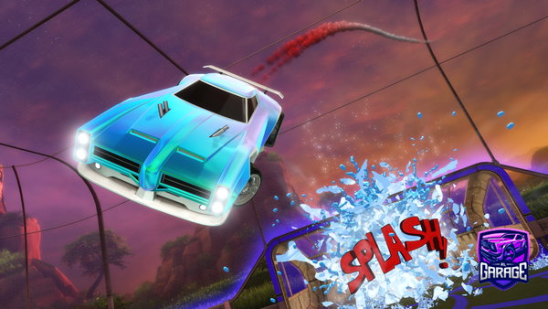 A Rocket League car design from Nikplays02