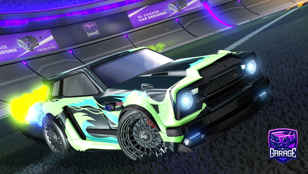 A Rocket League car design from Hakanjy