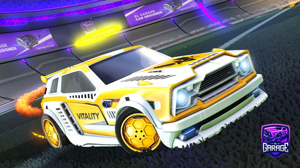 A Rocket League car design from throatgoats