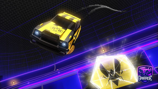 A Rocket League car design from benjajaaj