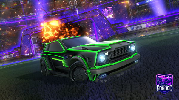 A Rocket League car design from cantattami_su_ig