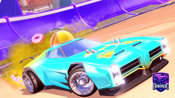 A Rocket League car design from Beeyd