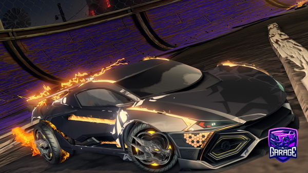 A Rocket League car design from Polar-Ray