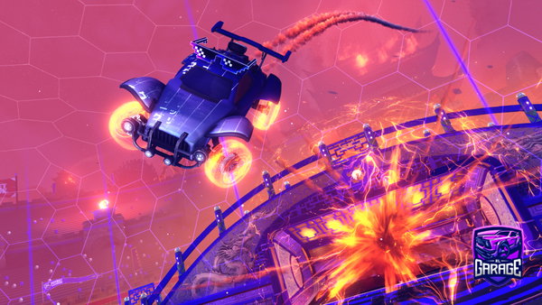 A Rocket League car design from ieatpizzaandsubway