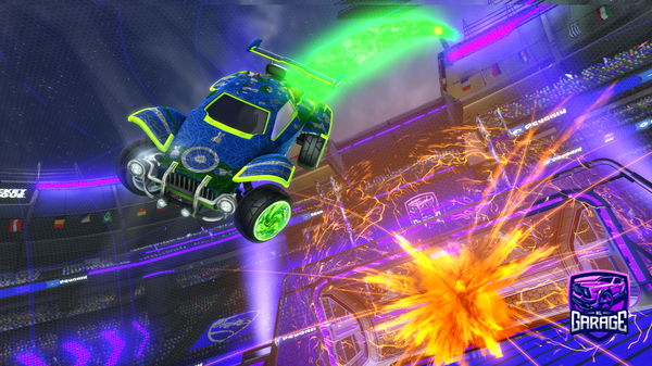 A Rocket League car design from Creeper7369_