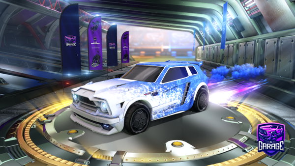 A Rocket League car design from Bluwie