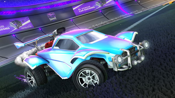 A Rocket League car design from anoymouse