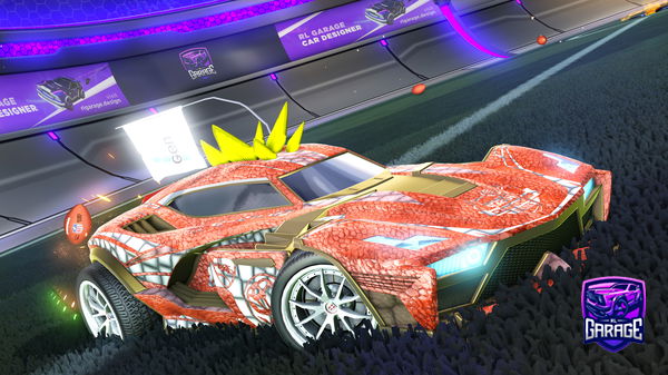 A Rocket League car design from BlueCandyGaming_X