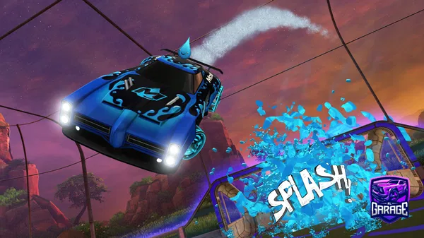 A Rocket League car design from d-day