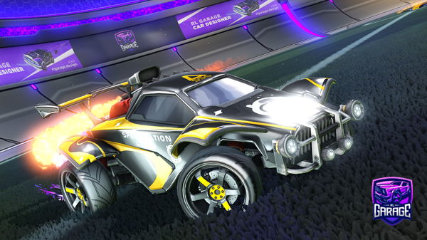 A Rocket League car design from UsuriousNano