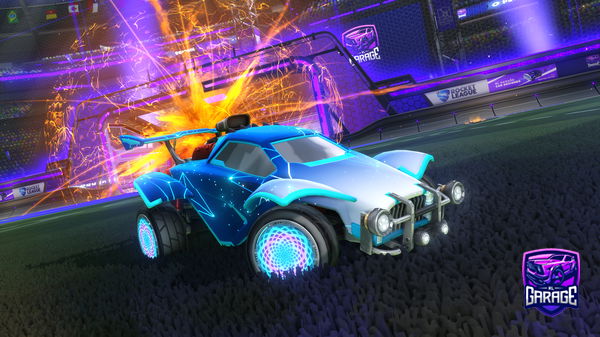 A Rocket League car design from tece