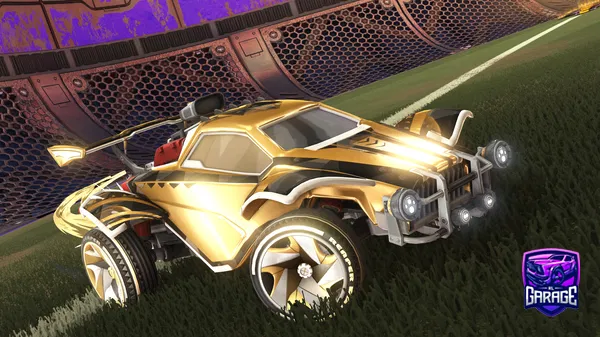 A Rocket League car design from stova