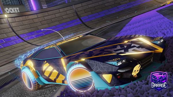 A Rocket League car design from Micha82