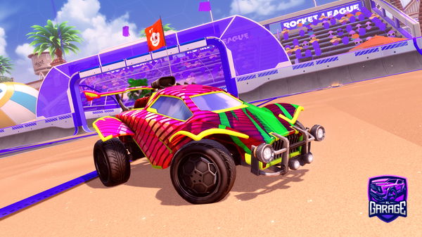 A Rocket League car design from Football1017