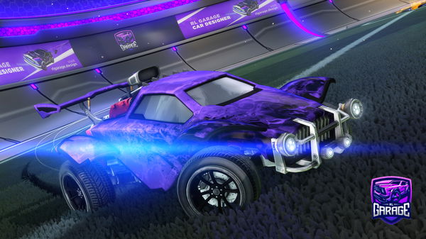 A Rocket League car design from Rileyw10