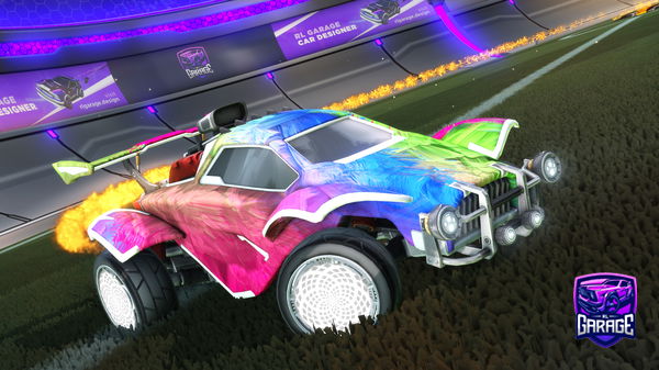 A Rocket League car design from Mti________endrit