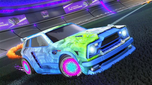 A Rocket League car design from Tureerl