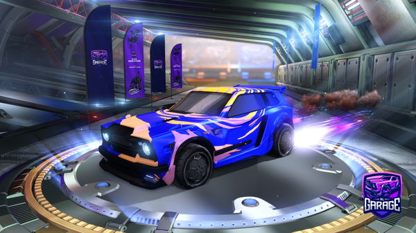 A Rocket League car design from WWWQ999
