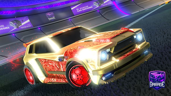 A Rocket League car design from quollguy36