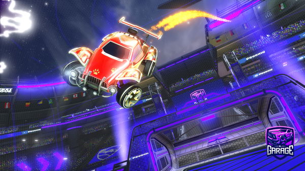 A Rocket League car design from palmtreezs