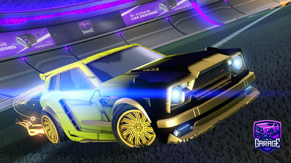 A Rocket League car design from jjaayyddeenn