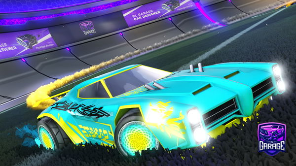 A Rocket League car design from Richmond-F2