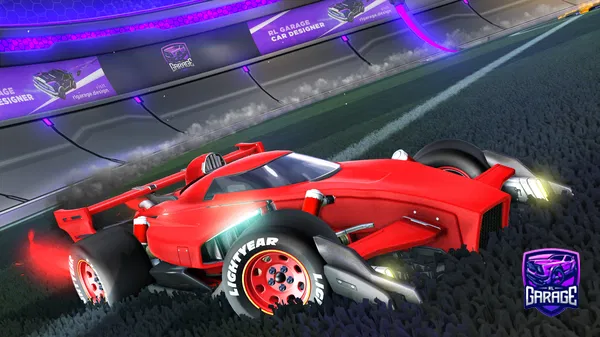 A Rocket League car design from ZebraRL_