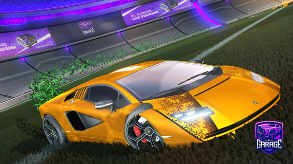 A Rocket League car design from PwrRJSB