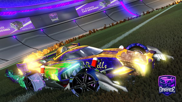 A Rocket League car design from pixl_
