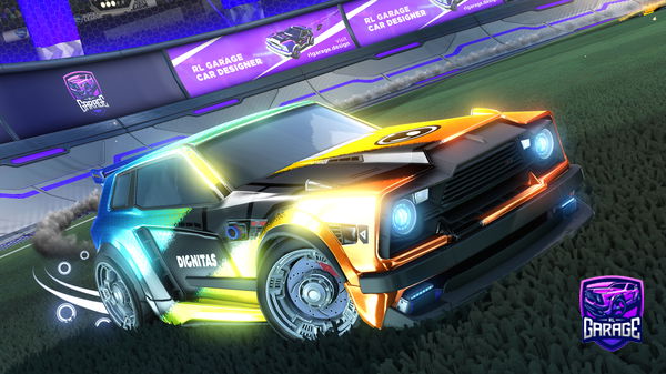 A Rocket League car design from mamadouqc