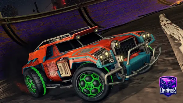 A Rocket League car design from Shooteo2313