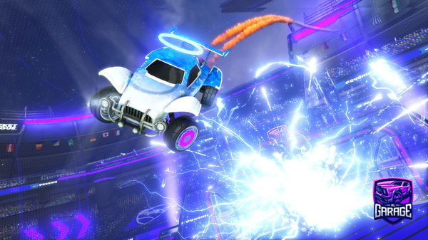 A Rocket League car design from Longhommejnr