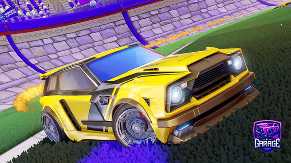 A Rocket League car design from XRGGX