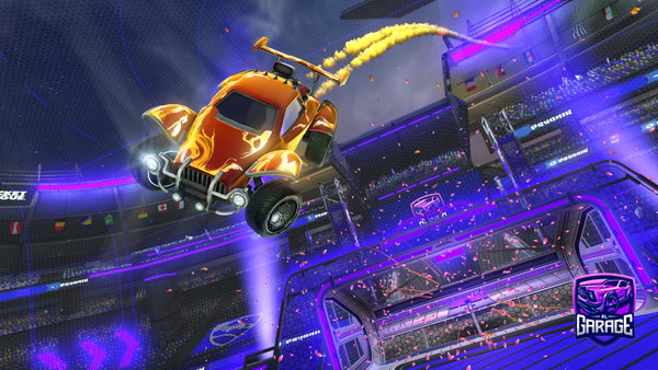 A Rocket League car design from DRAKKONJ
