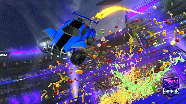 A Rocket League car design from ribii