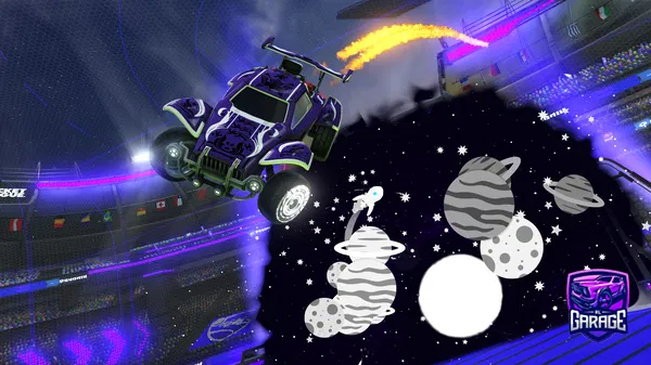 A Rocket League car design from Wesok
