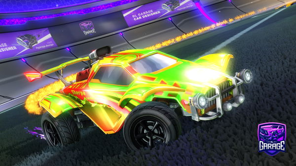 A Rocket League car design from Cxrdinal_YT