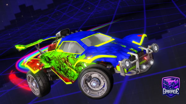 A Rocket League car design from YT_FTLOYD