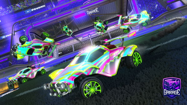 A Rocket League car design from Wyllige