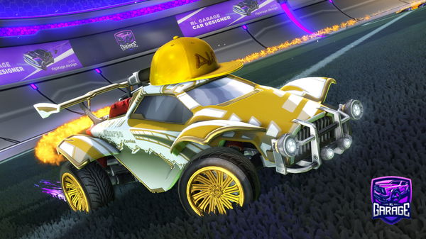 A Rocket League car design from Rltrader2008