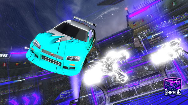 A Rocket League car design from Pokey