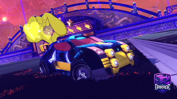 A Rocket League car design from Whitty2011