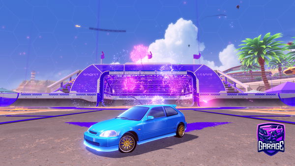 A Rocket League car design from ARS32