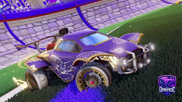 A Rocket League car design from Mangnua